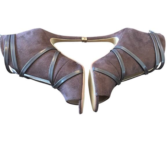 Journee Collection Samara Stiletto Heel Ankle Bootie NEW Size 6  Brown - Picture 7 of 10